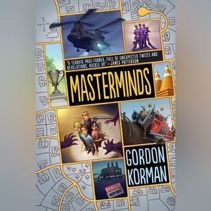 Masterminds by Gordon Korman Hard Cover Book Good Condition